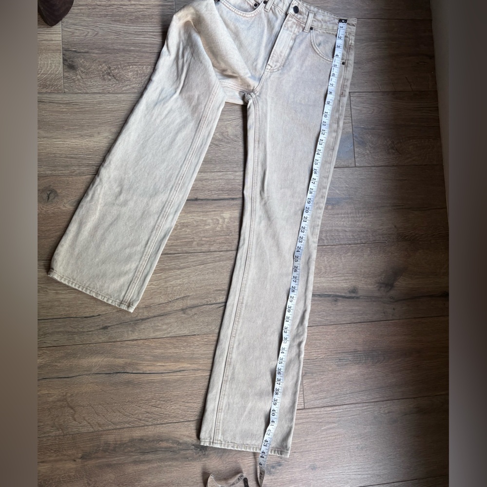 GRLFRND Melanie High Rise Boot Cut Jeans Denim Montana Wash Size 24 Made in USA - Picture 11 of 16